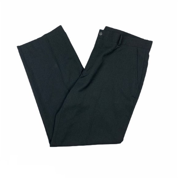 Perry Ellis 36 X 30 Gray Dress Pants Flat Front - Picture 1 of 5